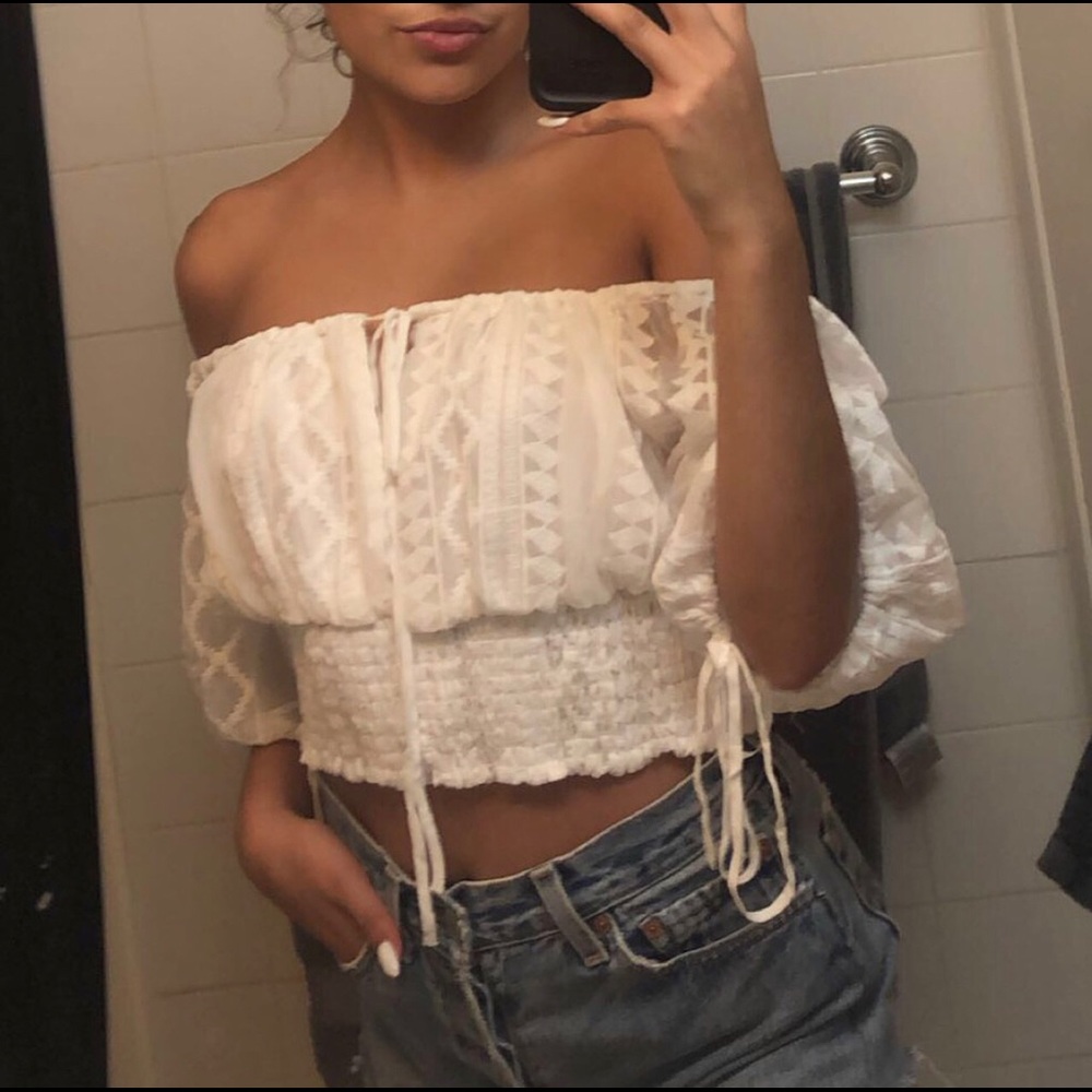 Lacey off the shoulder top